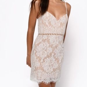 TOBI After Dark Lace Bodycon Dress, Size XS